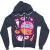 donut ghost baking Zipper Hoodie