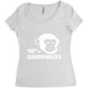 98% chimpanzee Women's Triblend Scoop T-shirt