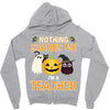 nothing scares me i'm a teacher Zipper Hoodie