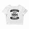 Premium Vintage  1964 Crop Top
