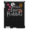 peace love rabbits iPad 3 and 4 Case