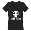 Baby Panda Women's V-Neck T-Shirt