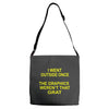 i went outside once Adjustable Strap Totes
