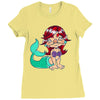 little ugly mermaid Ladies Fitted T-Shirt