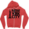 new york freedom Zipper Hoodie
