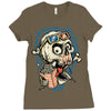 skull movie Ladies Fitted T-Shirt