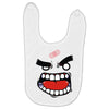 anger tee (flat version) Baby Bibs