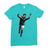 lionel messi 4 Ladies Fitted T-Shirt