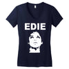 edie sedgwick retro Women's V-Neck T-Shirt