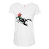 scorpio rose Maternity Scoop Neck T-shirt