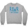 rawr (i'm a dinosaur) Crewneck Sweatshirt