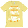 Super Cool Papa Of A Freaking Awesome Son T-Shirt