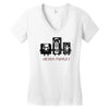 never forget casette diskette Women's V-Neck T-Shirt