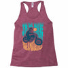 smile more, ride a motorcycle Racerback Tank