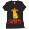 cinco de meow cinco de mayo Ladies Fitted T-Shirt