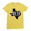 Beto For Senate Texas Map Ladies Fitted T-Shirt