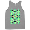 sad alien and daisy nineties grunge pattern Tank Top