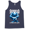 skinhead a way of life blue ideal birthday gift present. Tank Top