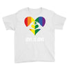 Love is Love Heart Youth Tee