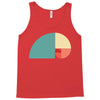 fibonacci golden ratio colorful Tank Top