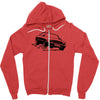 mercedes benz w126 Zipper Hoodie