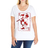 quinn of heart Ladies Curvy T-Shirt