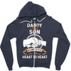 daddy and son not always eye to eye Zipper Hoodie