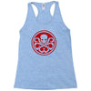 red skull logo avengers marvel comics gift Racerback Tank