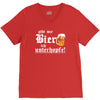 gibt mir bier ich unterhopfe  funny V-Neck Tee