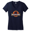 paleozoic park Women's V-Neck T-Shirt