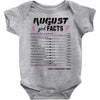 August Girl Facts Virgo Baby Onesie