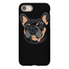 blue and tan frenchie iPhone 8