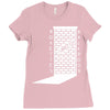 i warned you Ladies Fitted T-Shirt