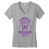 I am a Gynecologic Cancer Survivor - What's Your Superpower? Women's V-Neck T-Shirt