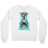 pizza shark graphic Crewneck Sweatshirt