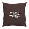 legend since 1994   mens funny 21st sticker transfer iron on Throw Pillow