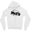 mercedes benz w126 Zipper Hoodie