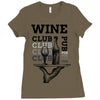 Wine Club Ladies Fitted T-Shirt