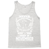 Never Underestimate Dog Rescuer Who Was Born November Tank Top