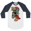old skul dude 3/4 Sleeve Shirt