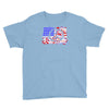 american flag peace Youth Tee