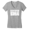 certified kohai Women's V-Neck T-Shirt