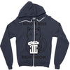 RIGHT MEOW BEER CAT Zipper Hoodie
