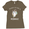 Born To Be A Unicorn! Ladies Fitted T-Shirt