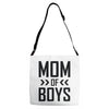 mom of boys Adjustable Strap Totes