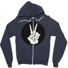 Peace Zipper Hoodie