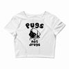pugs not drugs Crop Top