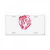 money over emotion License Plate