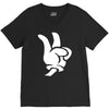 peace sign V-Neck Tee