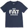 no fat chicks (2) V-Neck Tee